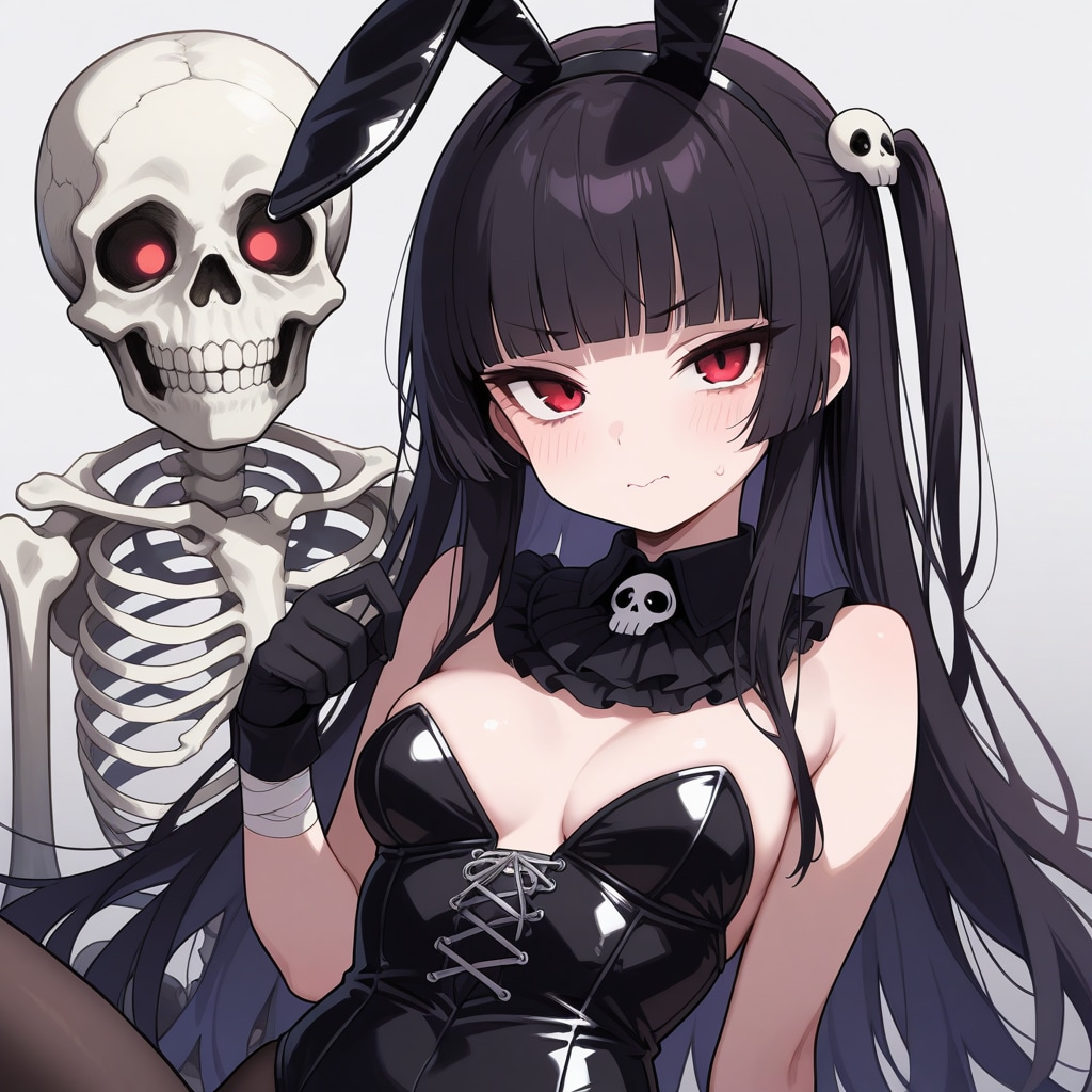 いいところで変身がとけてしまうデスバニーさん