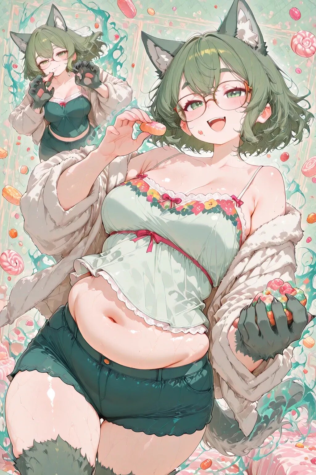 冬眠準備（※狼は冬眠しません）