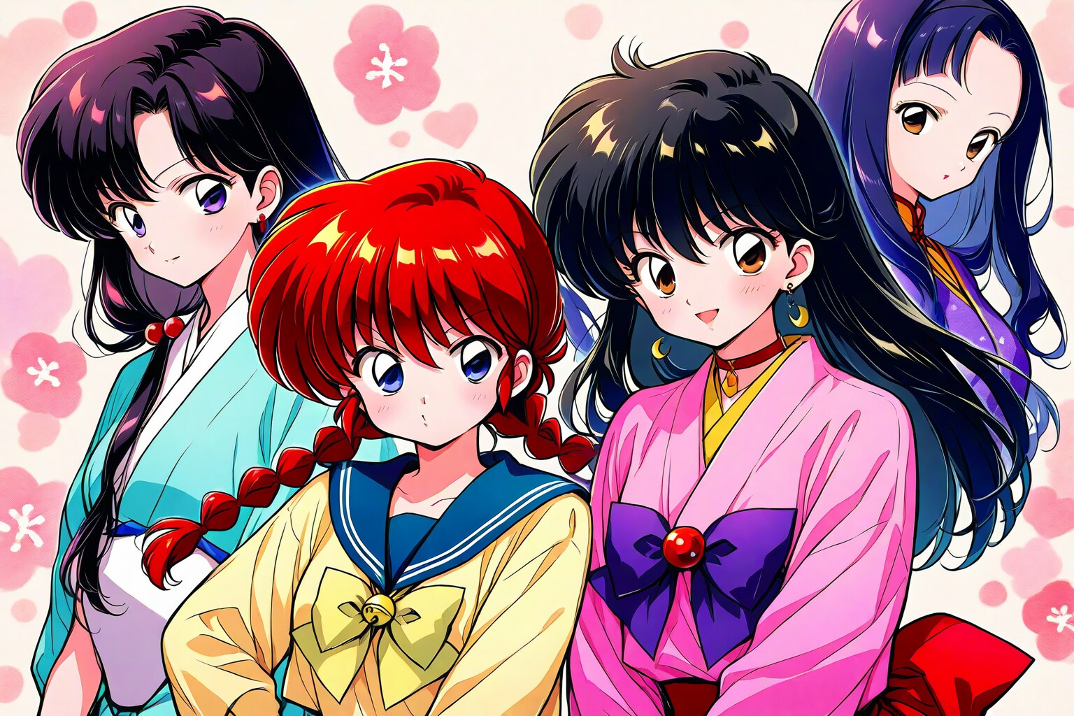 るーみっく女性集合 | の人気AIイラスト・グラビア