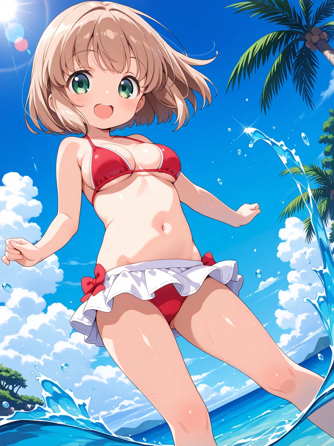 南国リゾート2日目こはるちゃん