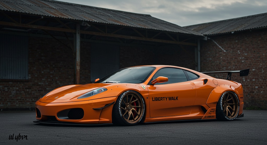 リバティーウォークフェラーリのドリ車