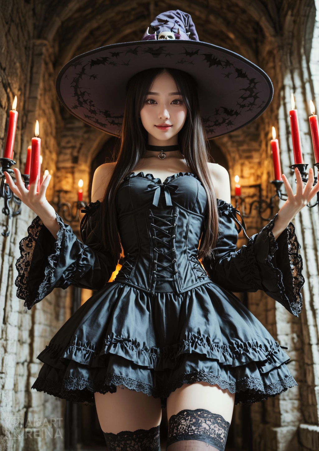 しずか ハロウィン ドレス 歩き