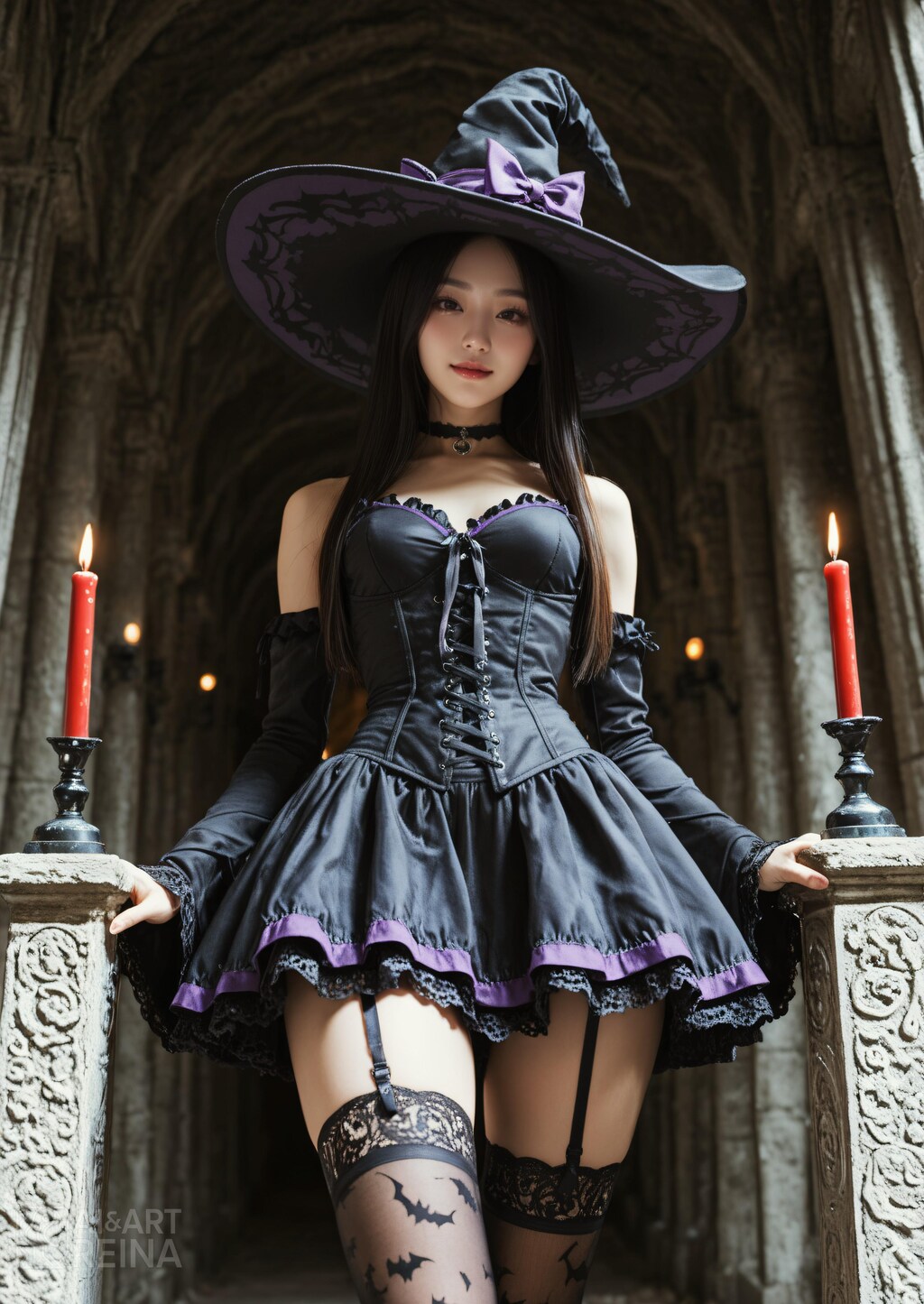 しずか ハロウィン ドレス 歩き