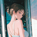 スポーツブラの女の子 4枚目