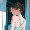 スポーツブラの女の子 3枚目