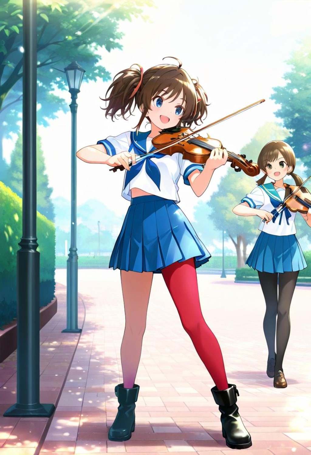 バイオリンガール