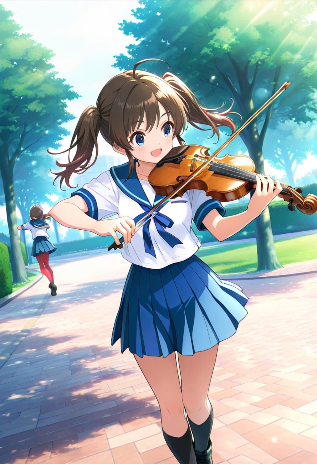 バイオリンガール