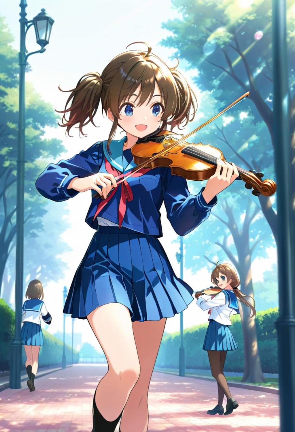 バイオリンガール