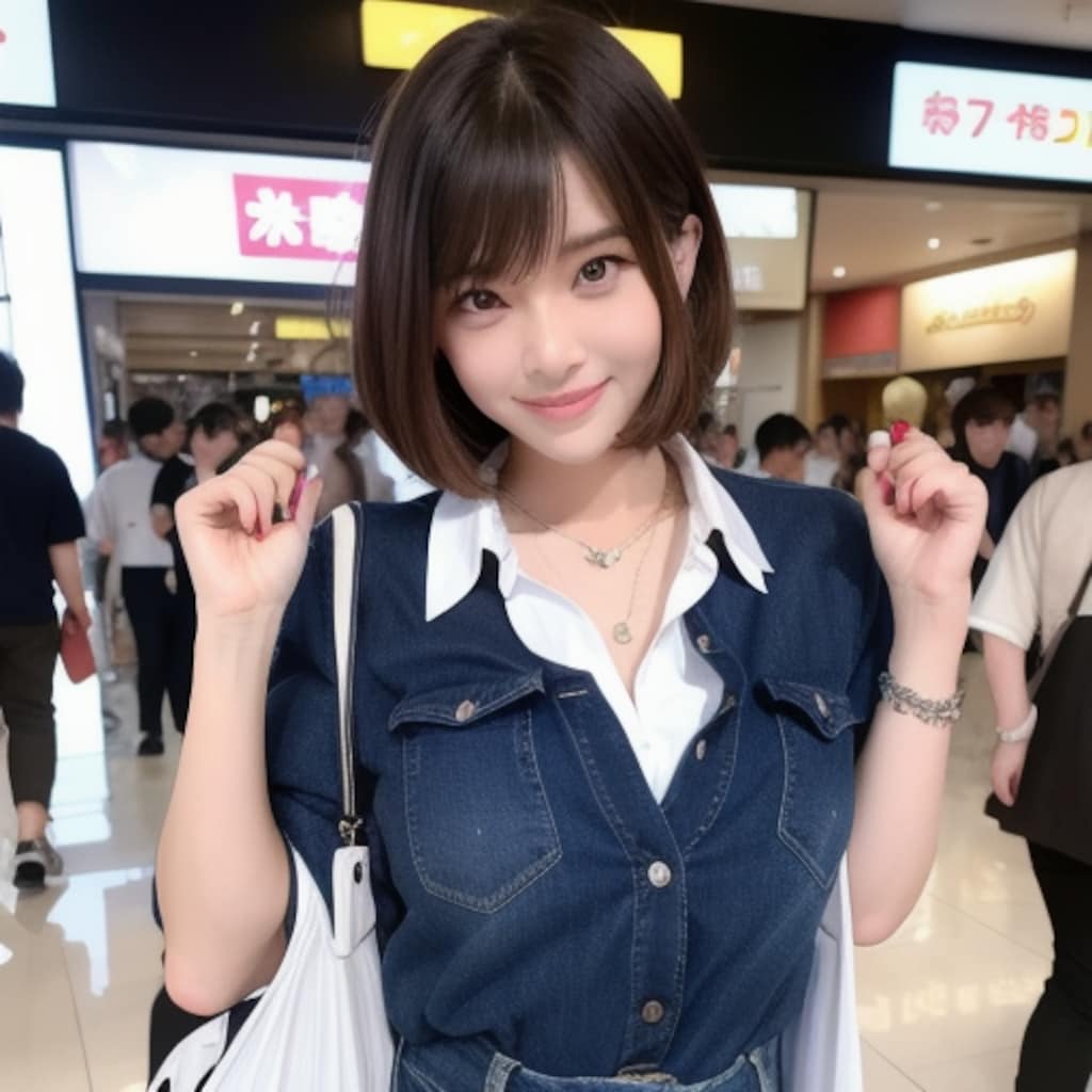 人妻なほこさんとモールでお買い物♡