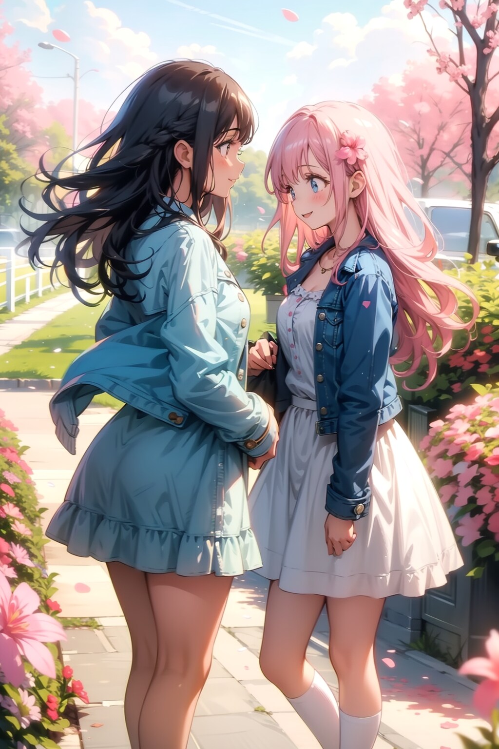 デニム被ったねw