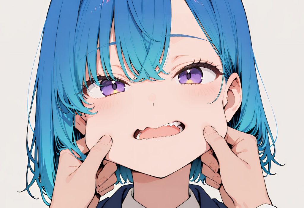 やっぱり頬つねる