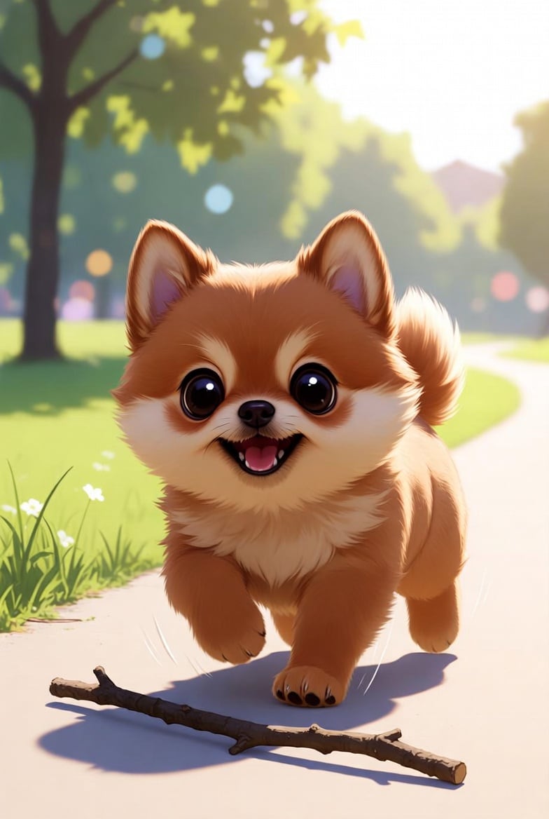 犬も歩けば棒に当たる？ | の人気AIイラスト・グラビア