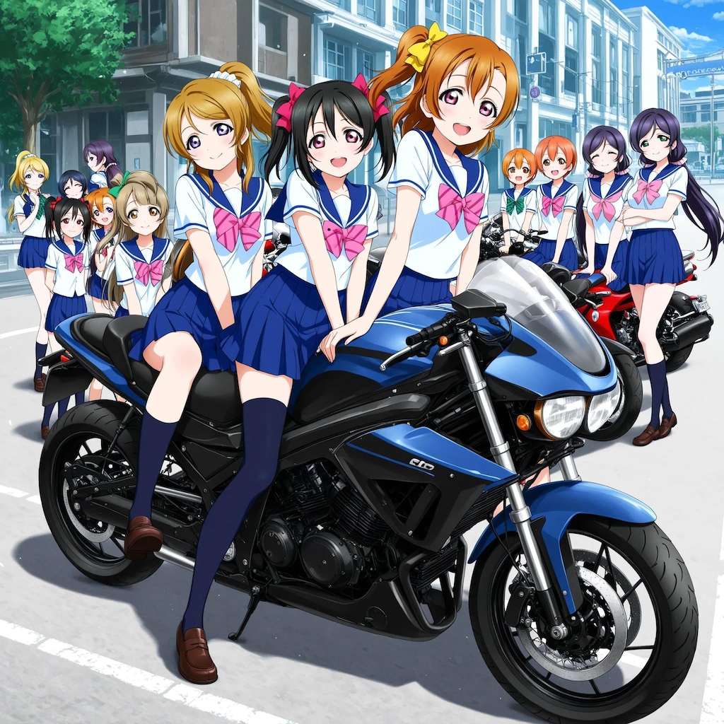 ラブライブキャラとバイク