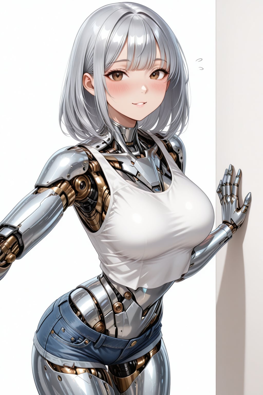 タンクトップとショートショーツ