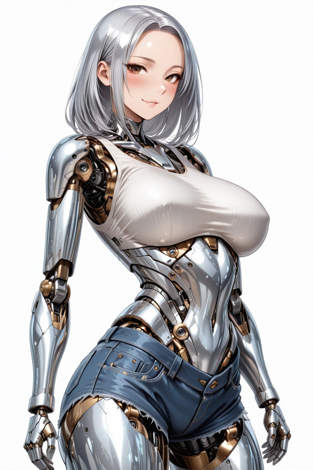 タンクトップとショートショーツ