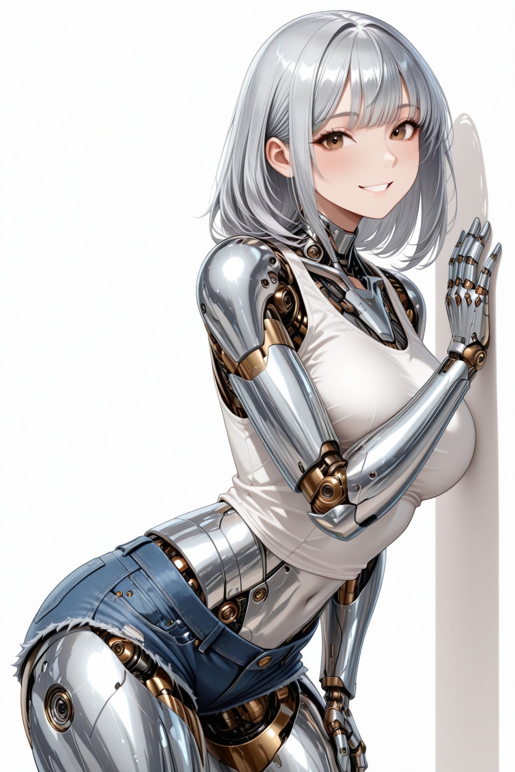 タンクトップとショートショーツ