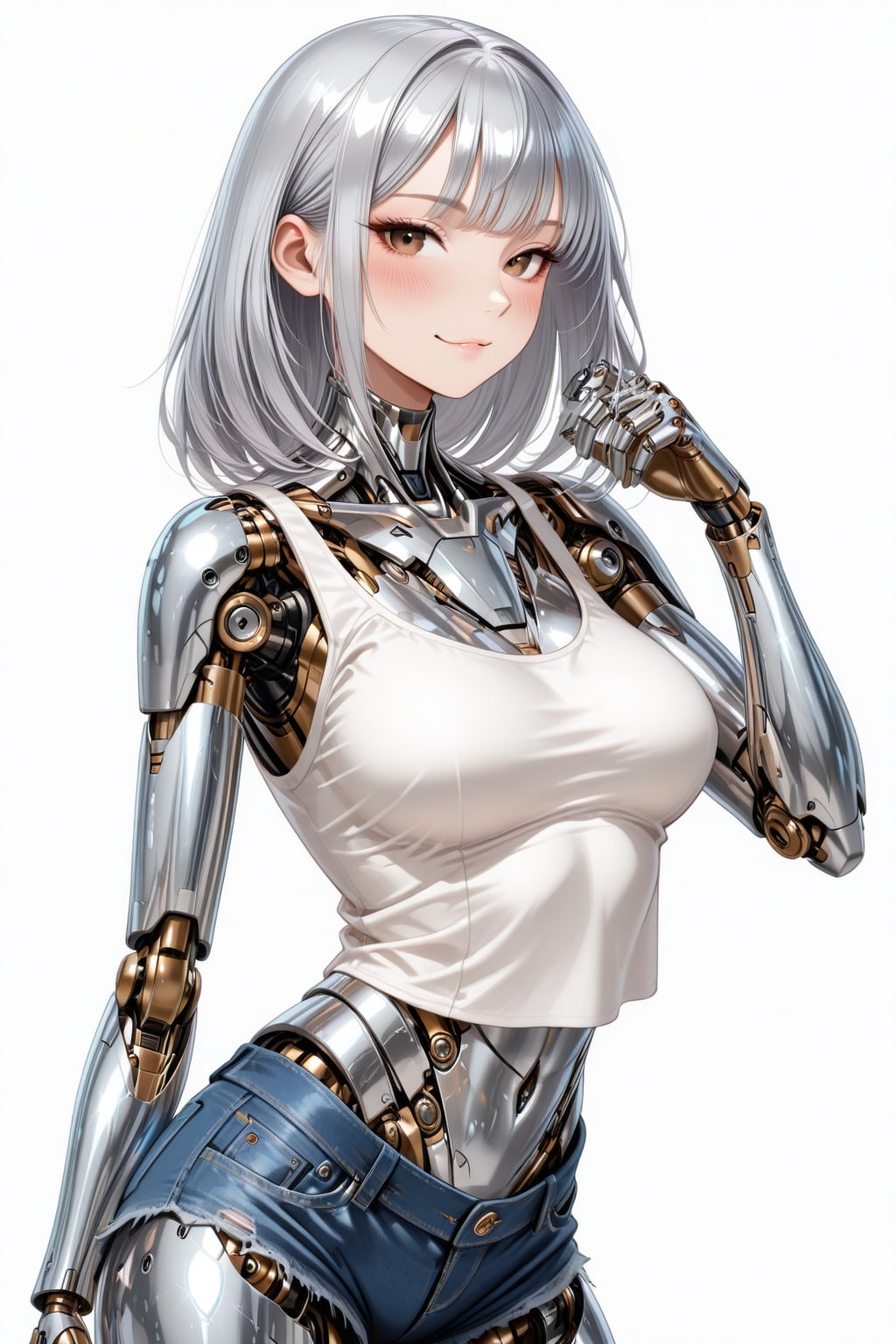 タンクトップとショートショーツ