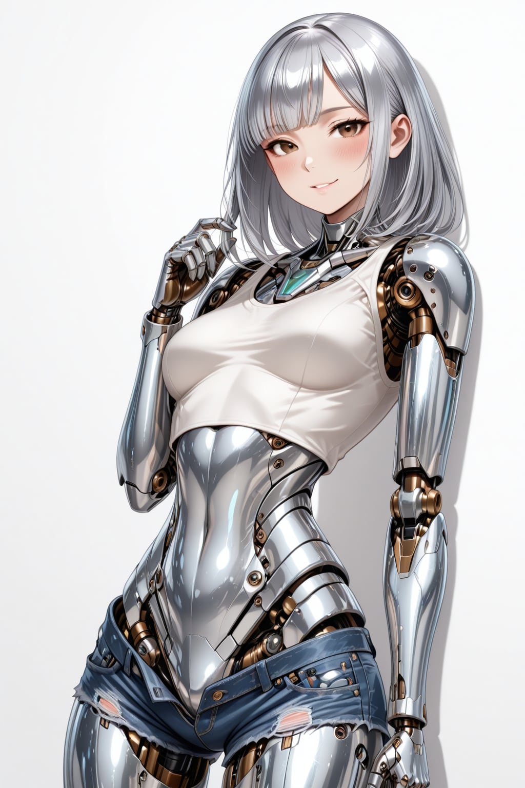 タンクトップとショートショーツ