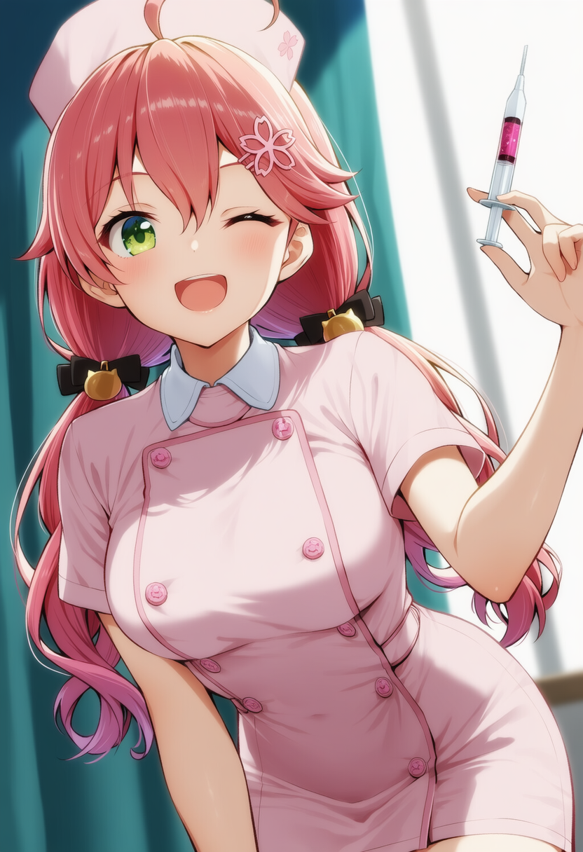 お注射の時間ですよ～♪（さくらみこ）