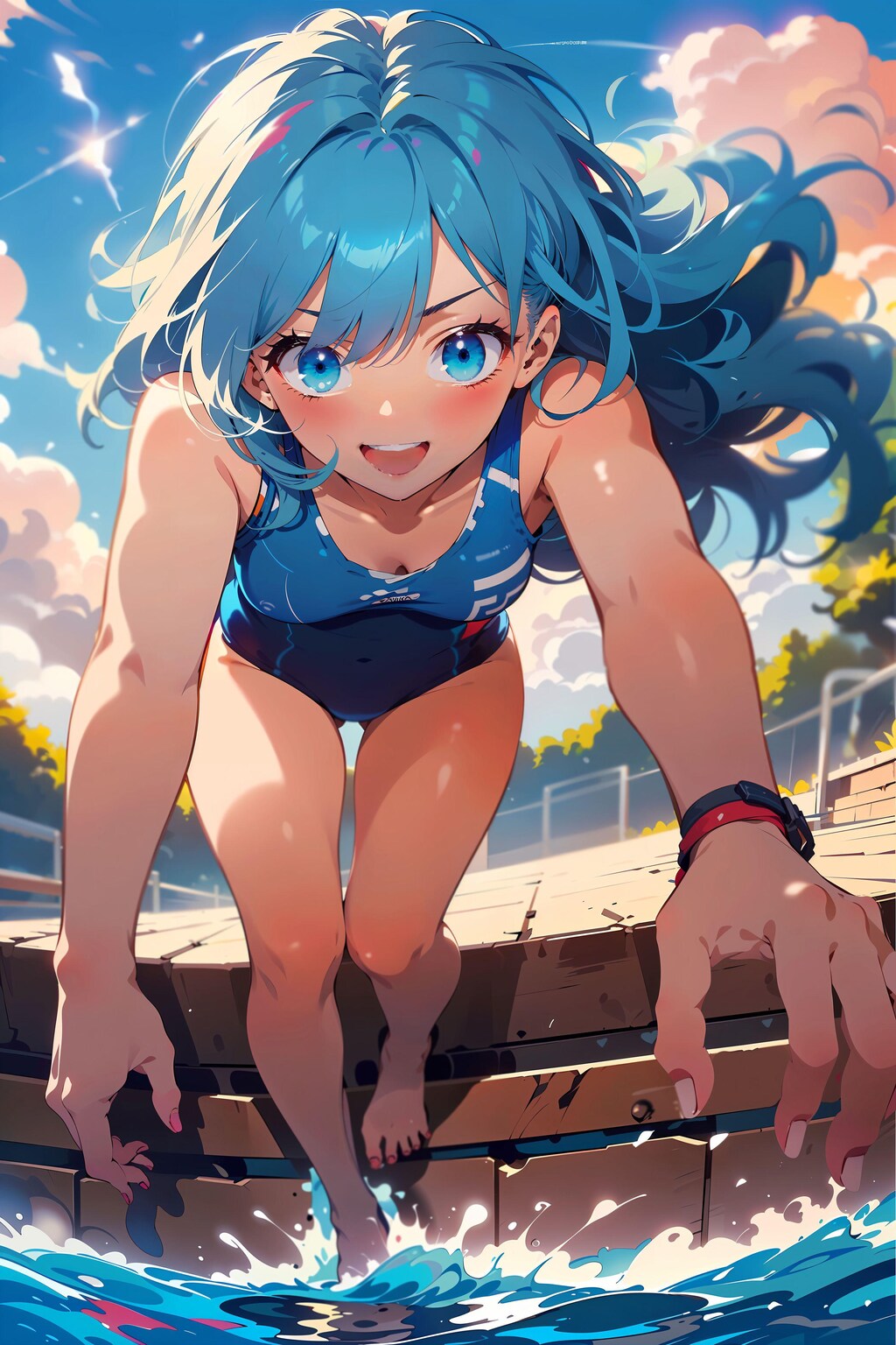 【08】High School Girl [blue]