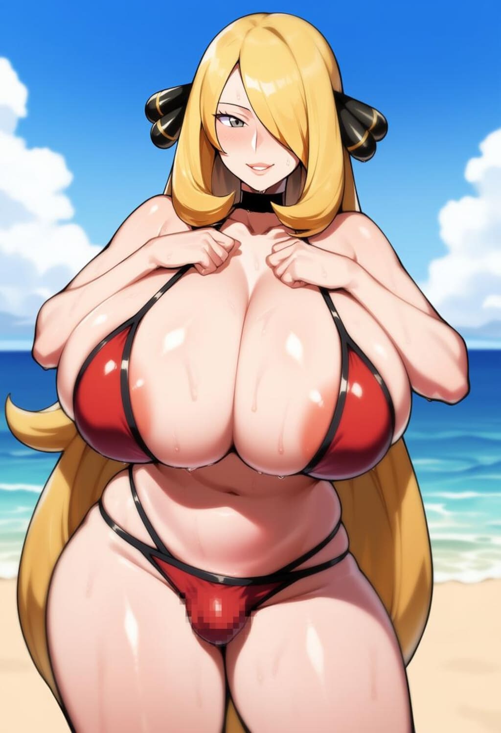 ふたなりシロナさん