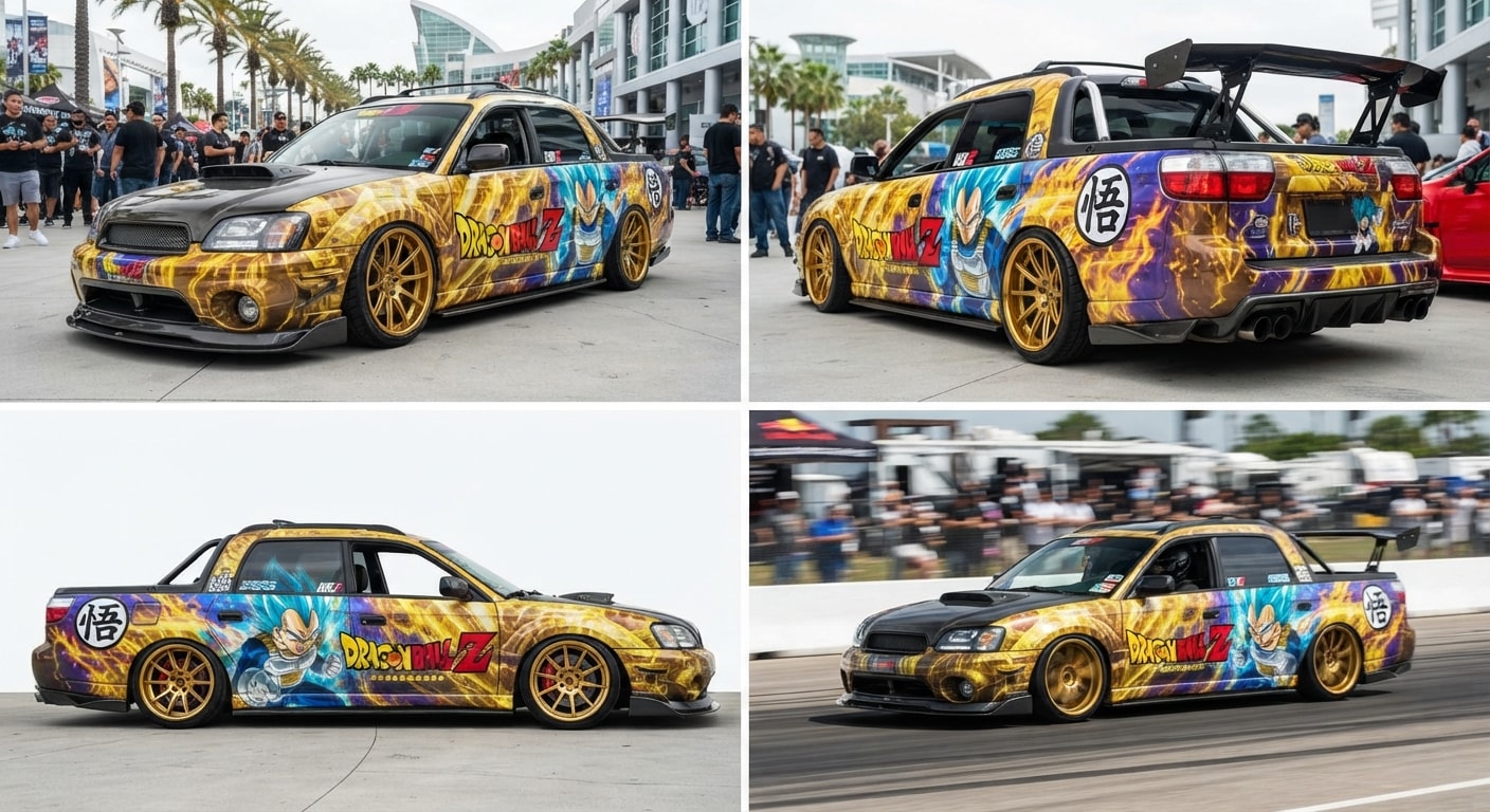 スバルバハドラゴンボール痛車 | の人気AIイラスト・グラビア