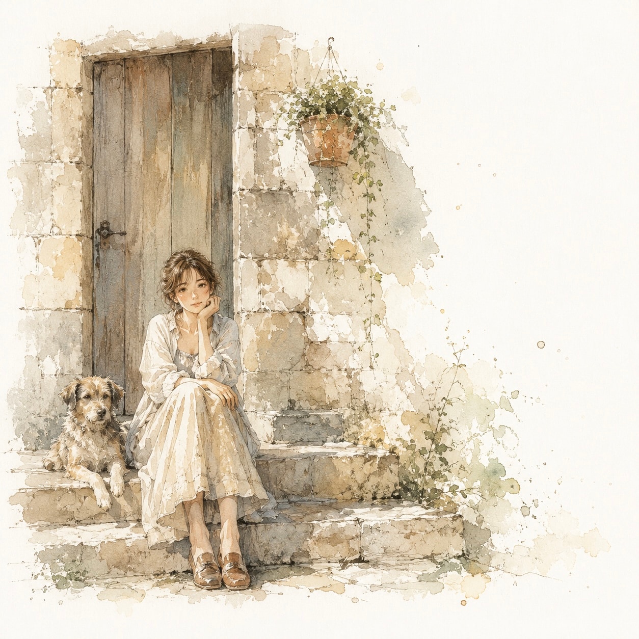 扉辺(ひへん)の昼下り | の人気AIイラスト・グラビア
