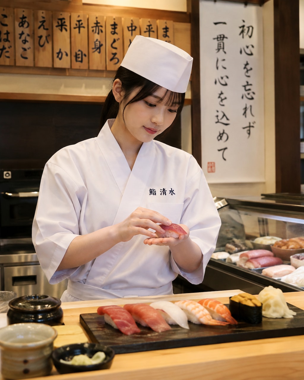 元アイドル寿司職人