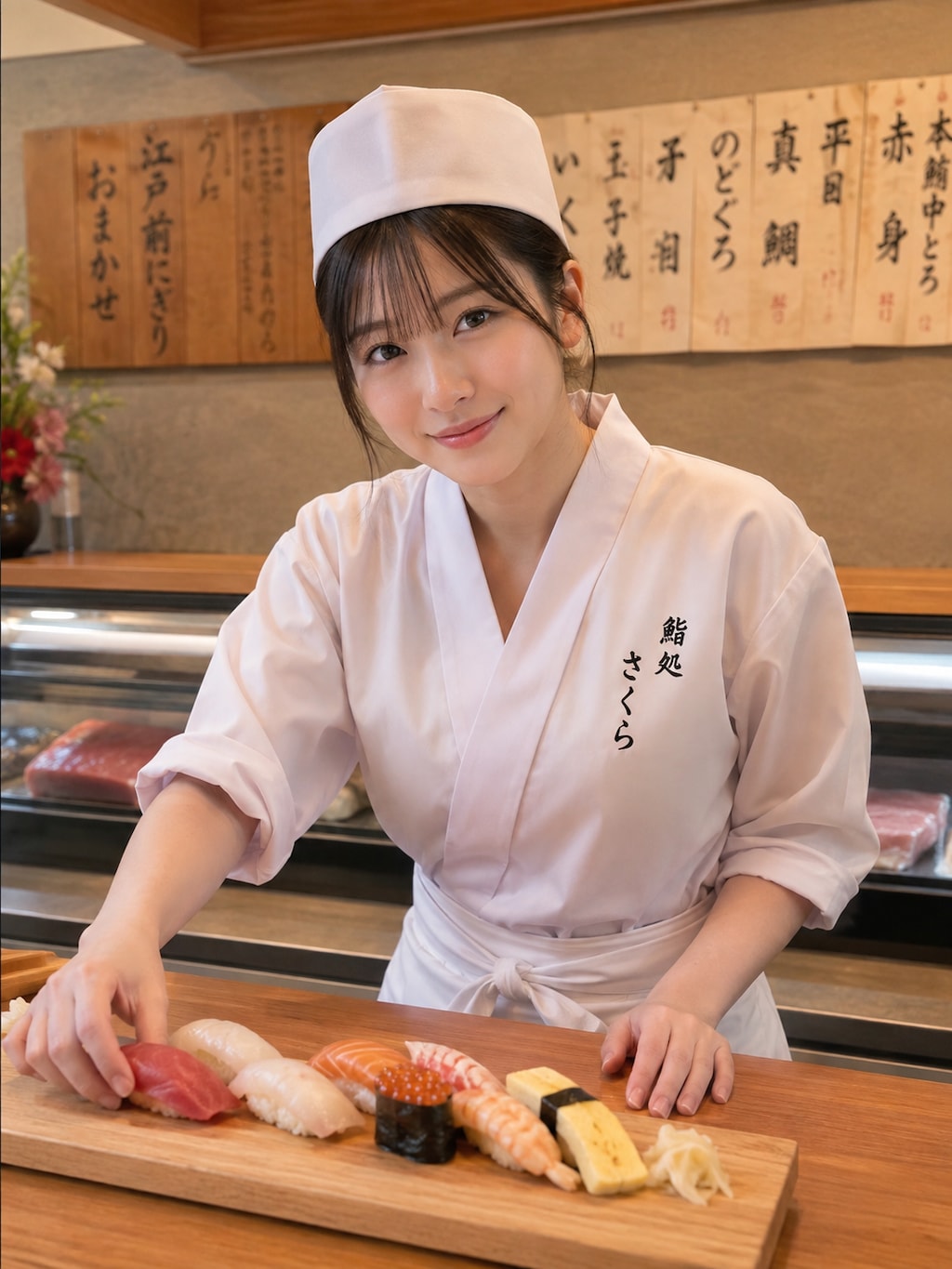 元アイドル寿司職人