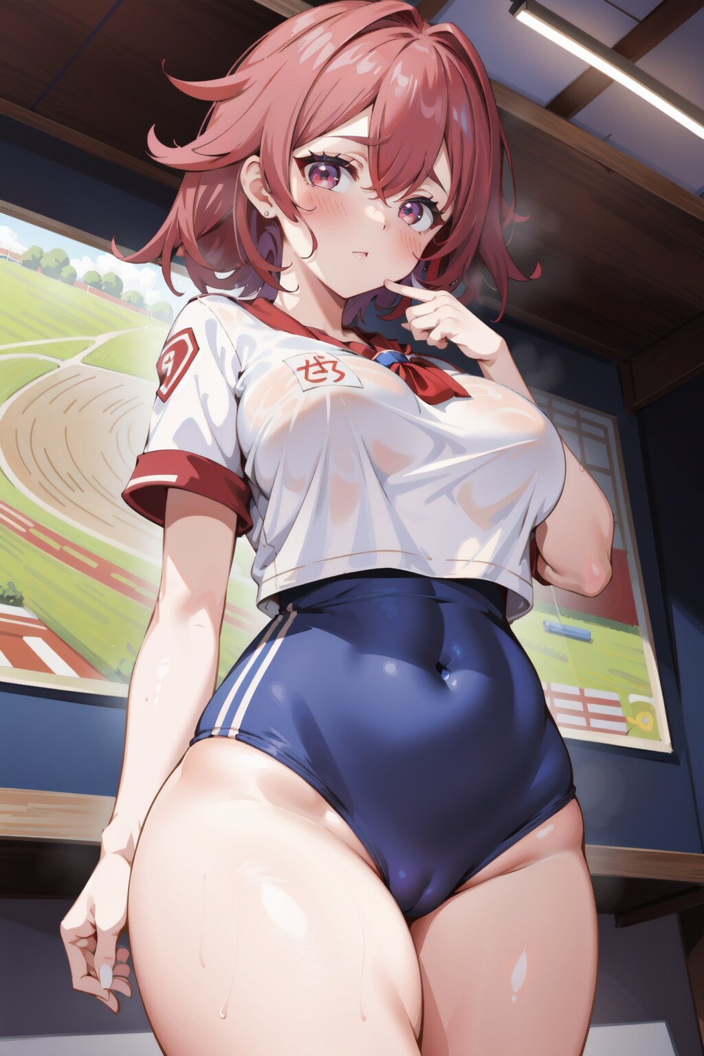 アスリートの女の娘　習作