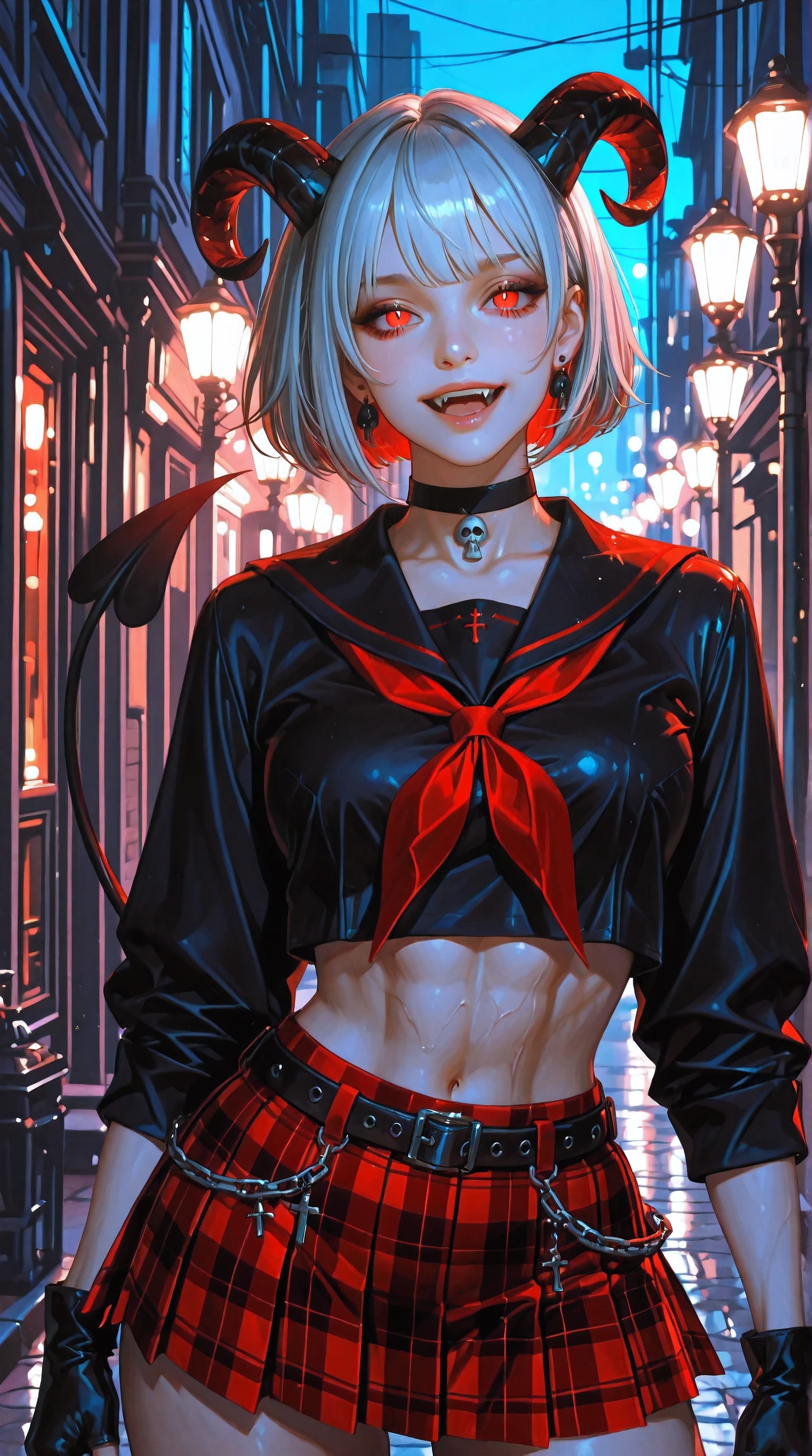 「 ネオン街で堕とす魔ガール  」