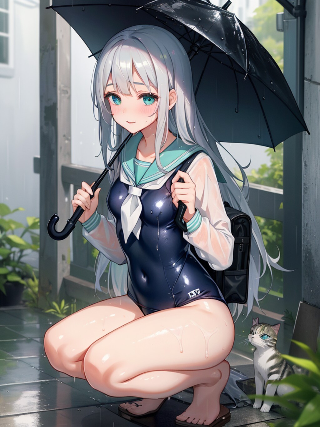 どうしたにゃ？迷子かにゃ？