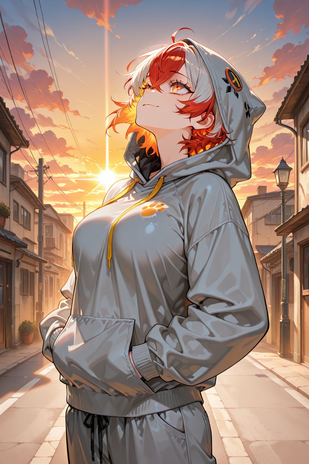 曇りのち晴れの擬人化