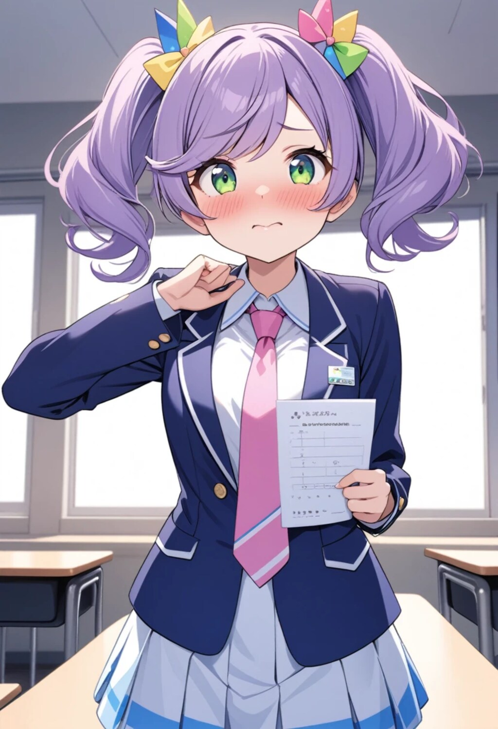 恥ずかしがる女の子2