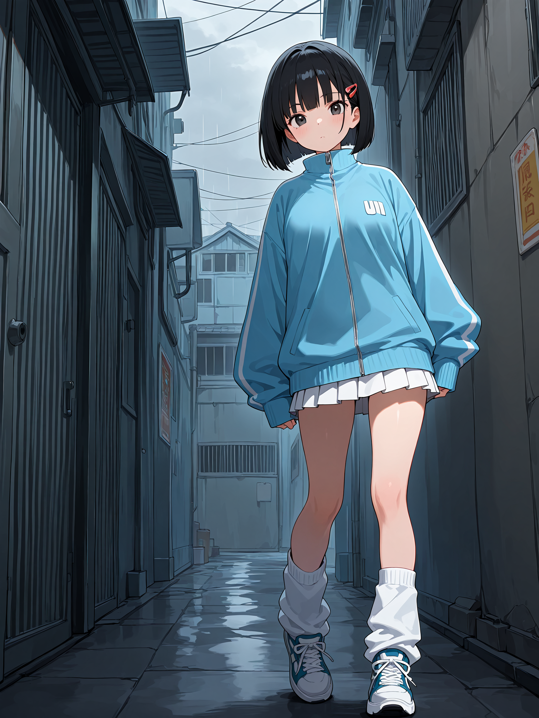 路地裏の天使界隈