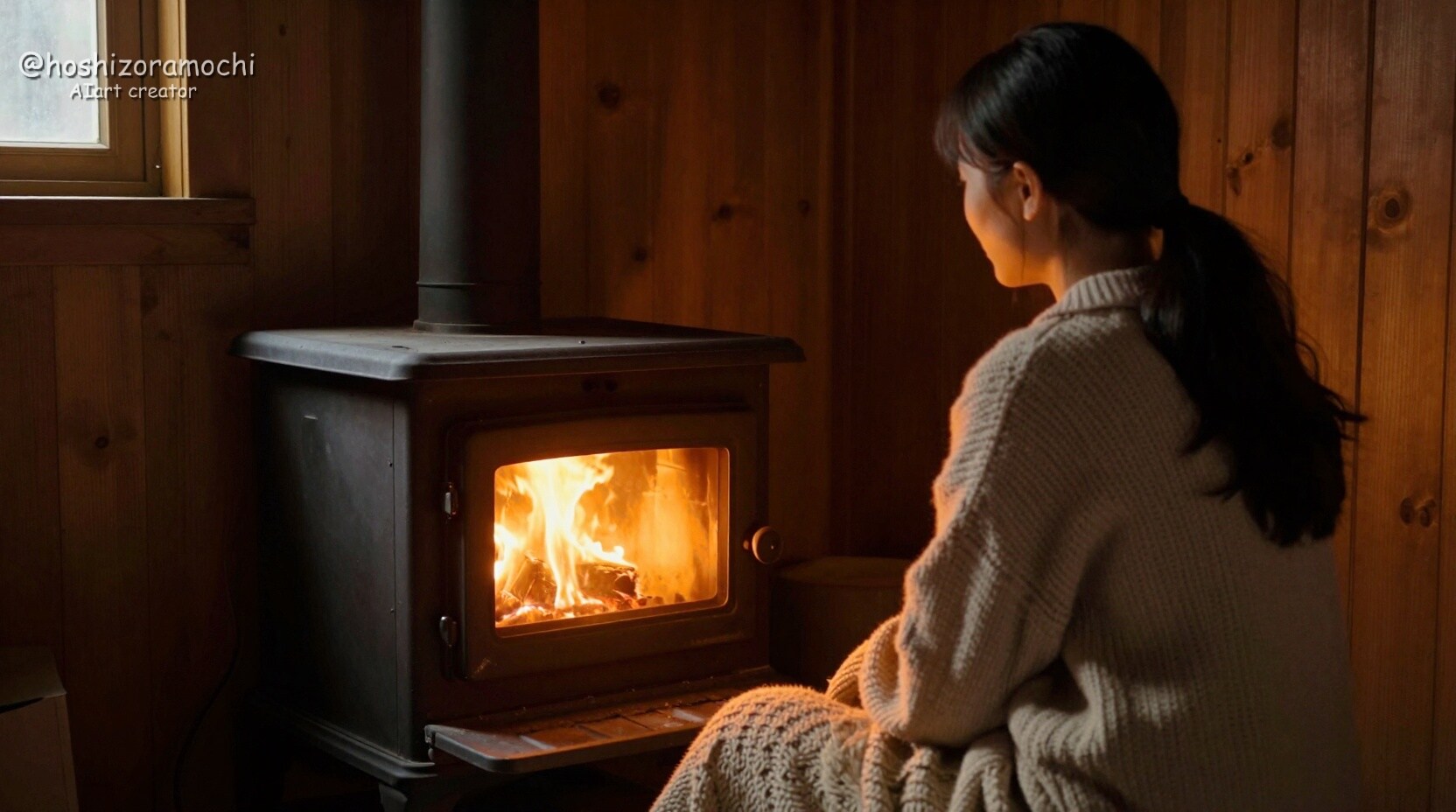 暖を求める孤独な時間🔥 | の人気AIイラスト・グラビア