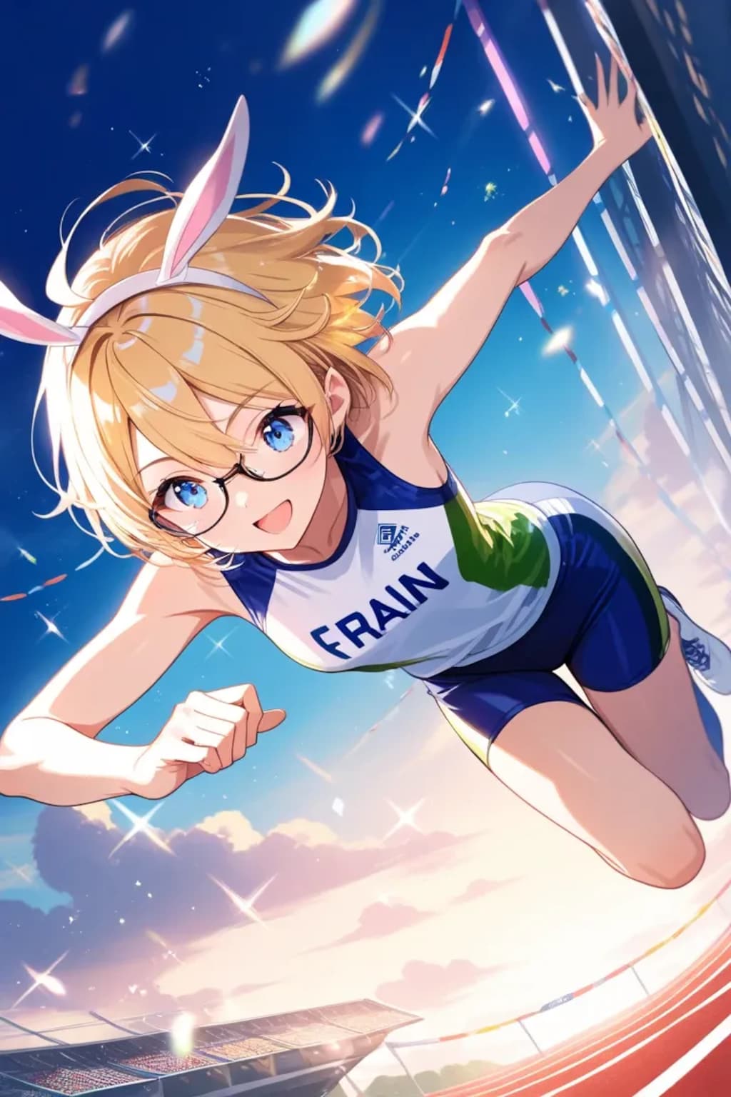 うさぎのように走る❗跳ぶ‼️