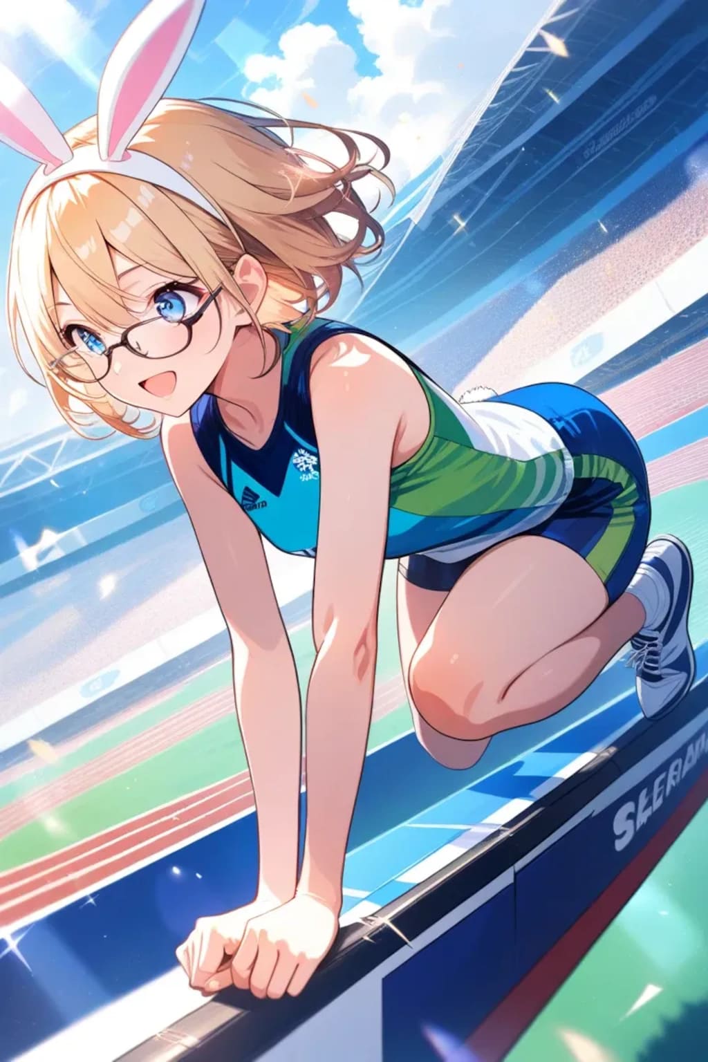 うさぎのように走る❗跳ぶ‼️