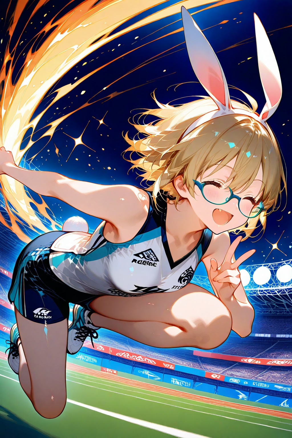 うさぎのように走る❗跳ぶ‼️