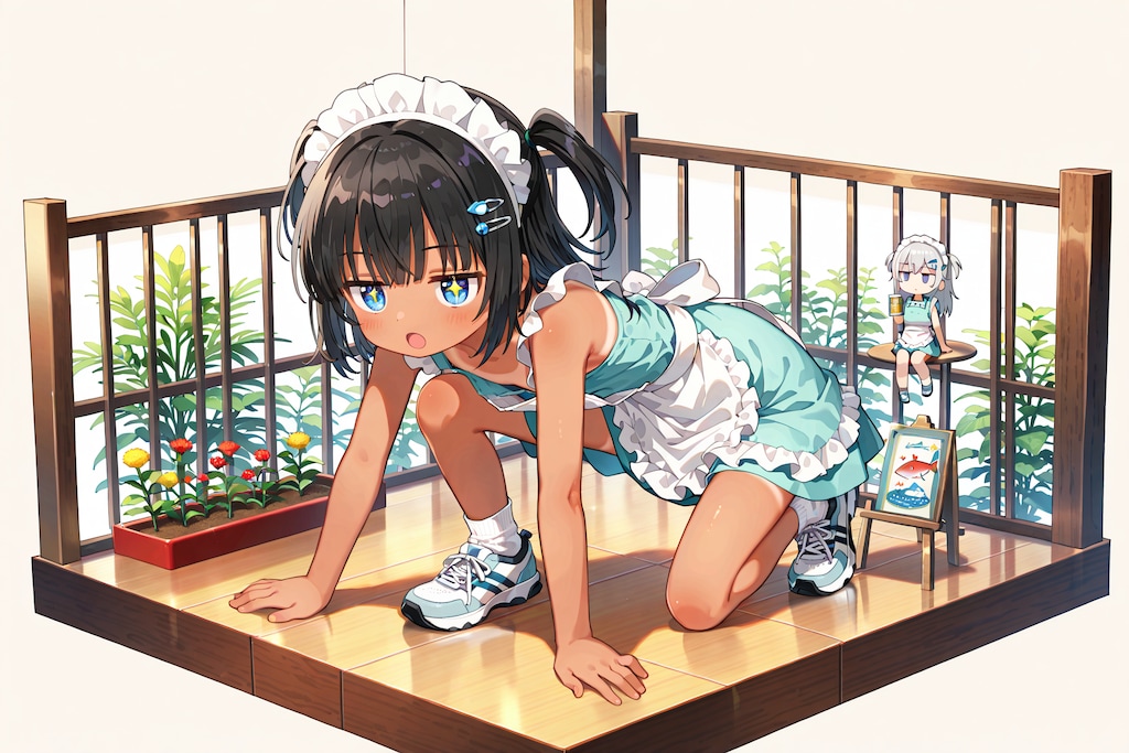 クラウチングスタートのこなつちゃん Y908