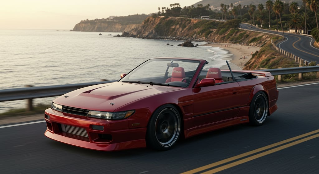 S13シルビアオープンカー