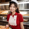 ピザ屋の美人店員 5枚目