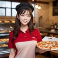 ピザ屋の美人店員 4枚目