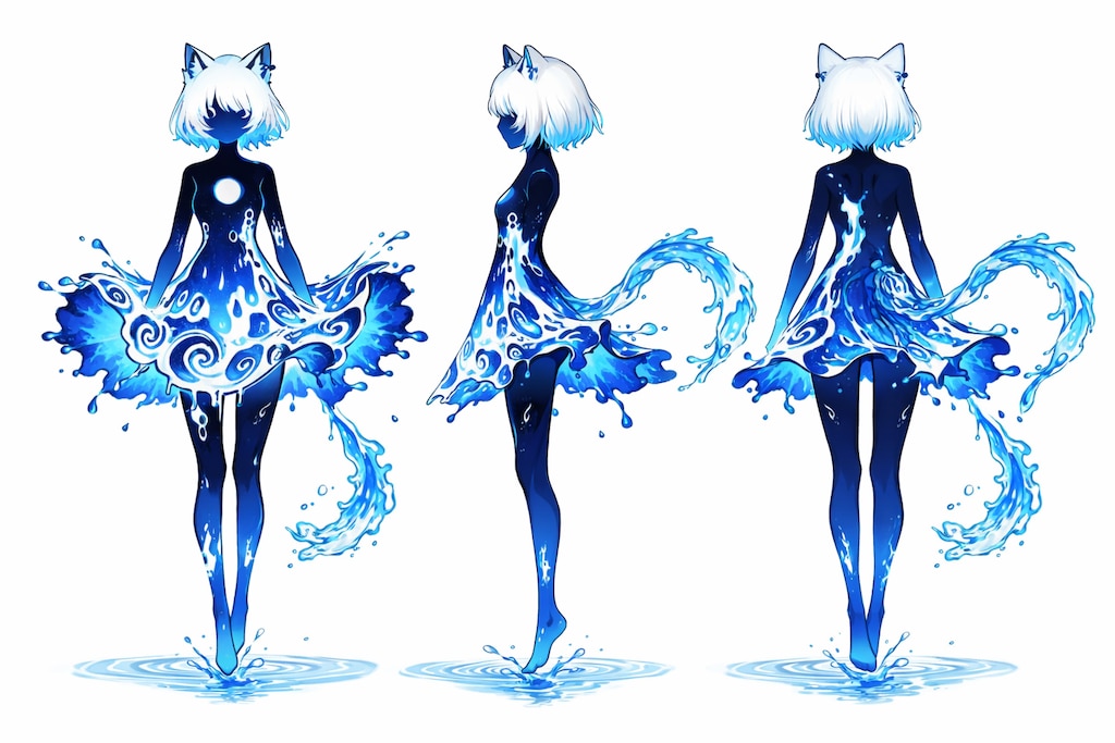 静寂を編む水の少女