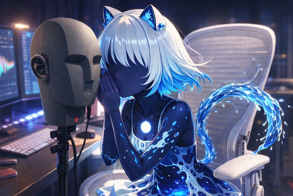 静寂を編む水の少女