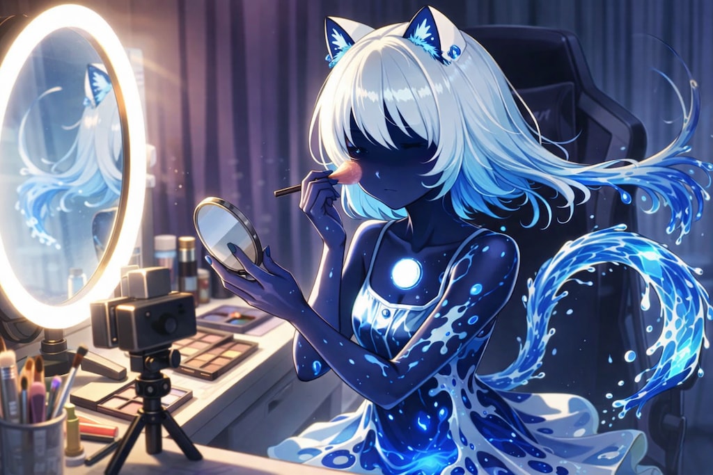 静寂を編む水の少女