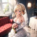 花嫁とブーケ 2枚目