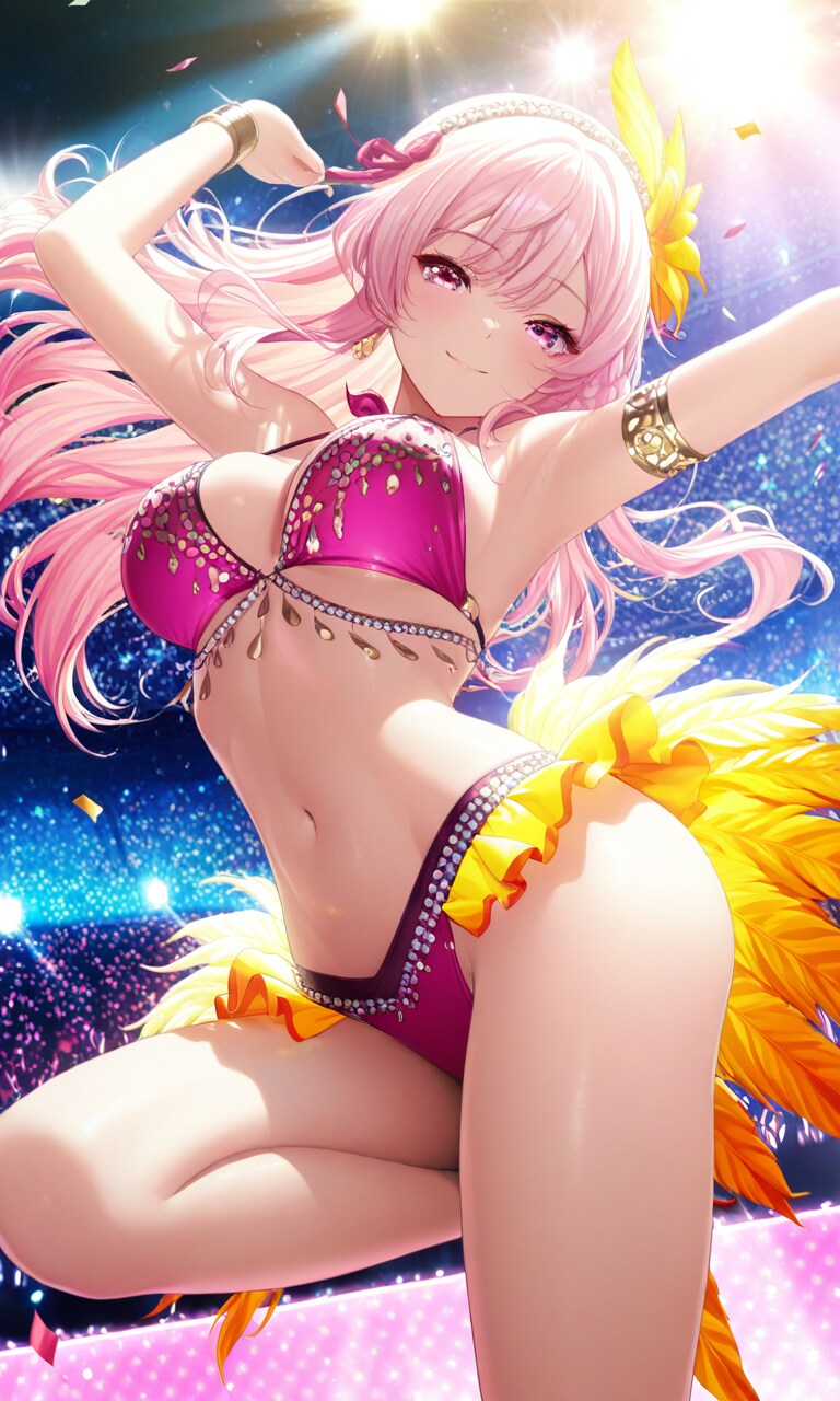 サンバを踊る女性