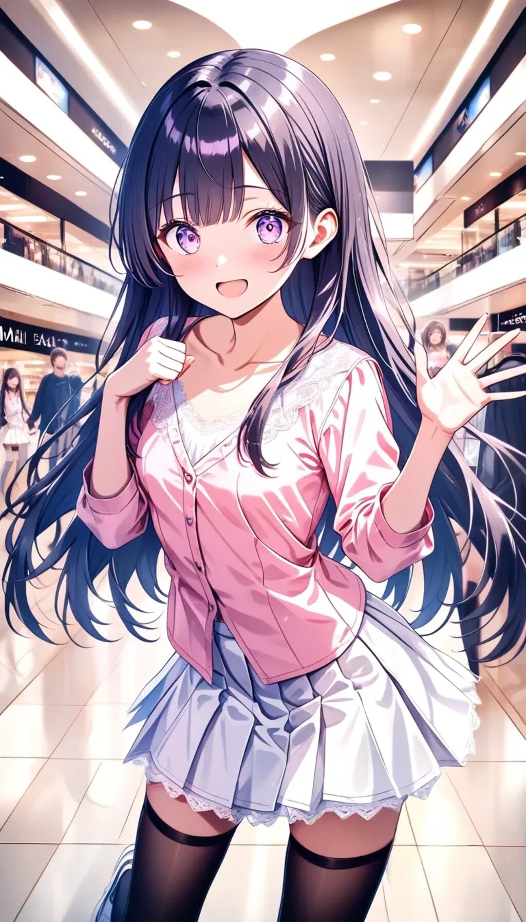 休日デート『まだかなぁ、まだかなぁ……あ！　来たっ！』カイリ（妹ちゃん）