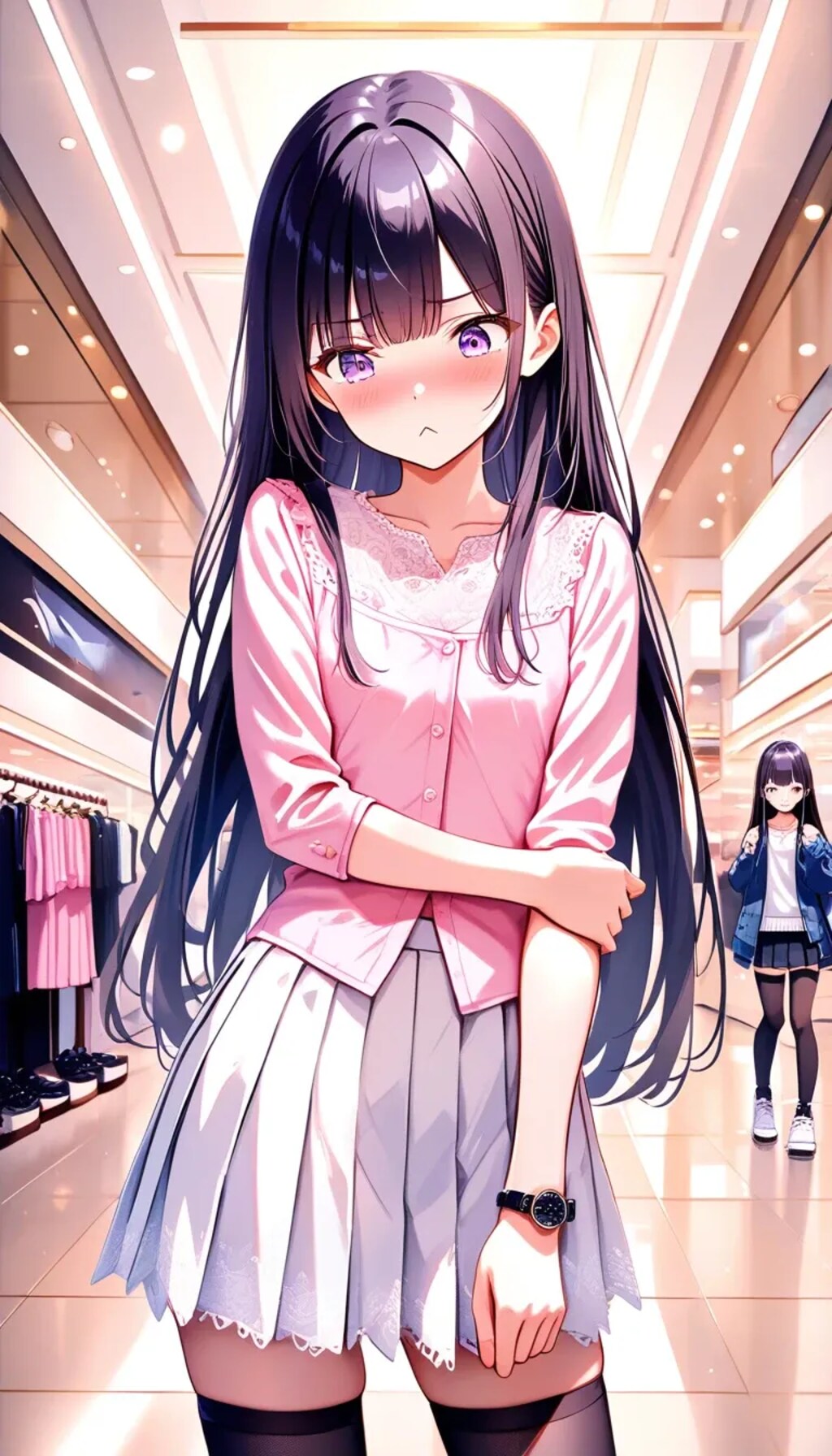 休日デート『まだかなぁ、まだかなぁ……あ！　来たっ！』カイリ（妹ちゃん）